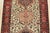 1970s Karajeh Runner 3'6'' X 10'6'' Ivory Wool Tribal Semi-Antique Hand-Knotted Rug For Sale - Image 5 of 15