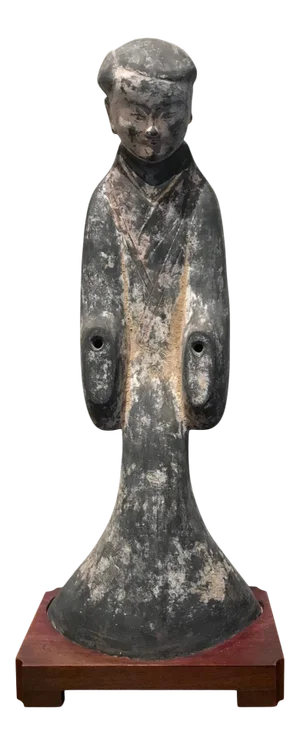 Tomb Lady in Waiting Figurine Han Dynasty