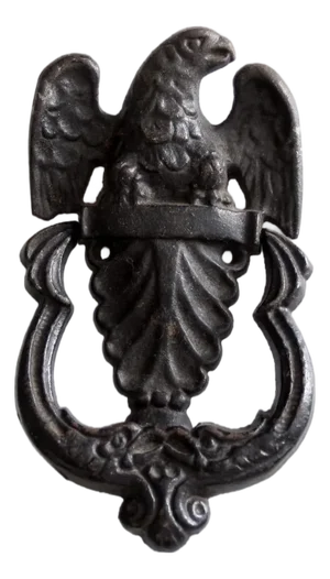 Vintage Cast Iron Eagle Door Knocker