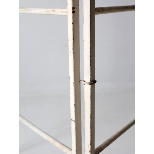 Antique White Wash Drying Rack For Sale - Image 4 of 10