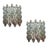 Large Polygon Wall Lights, 1980s, Set of 2 For Sale - Image 9 of 9