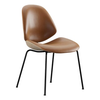 Council Family Salon Chair in Nevada Cognac by Salto and Sigsgaard for OneCollection For Sale