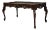 Early 20th Century Spanish Revival Carved Walnut Coffee Table With Bird Motif, Baroque Style For Sale