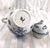 1940s Royal Worcester Blue Sprays Teapot For Sale - Image 10 of 11