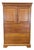 Stanley Furniture Cherry Door Chest / Armoire Cabinet For Sale