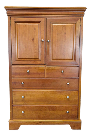 Stanley Furniture Cherry Door Chest / Armoire Cabinet