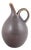 Large Vintage Danish Stoneware Jug with Brown Glaze by Eva Stæhr-Nielsen for Saxbo For Sale