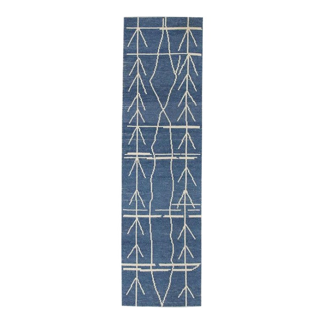 Oriental Hand Knotted Rug Turkish Tulu Rug 2'10" x 10'2" For Sale