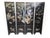 Chinese Folding Screen with Carved Hardstone Animals, 1920 For Sale - Image 12 of 17