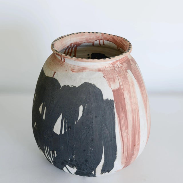 Large Abstract Studio Pottery Vase, 1960s For Sale - Image 4 of 9