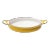 Mid-Century Modern Jens Quistgaard for Dansk Yellow "Kobenstyle" Paella Pan For Sale
