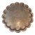 Large Hand Engraved Indian Tray With Scalloped Edge 27.5" For Sale