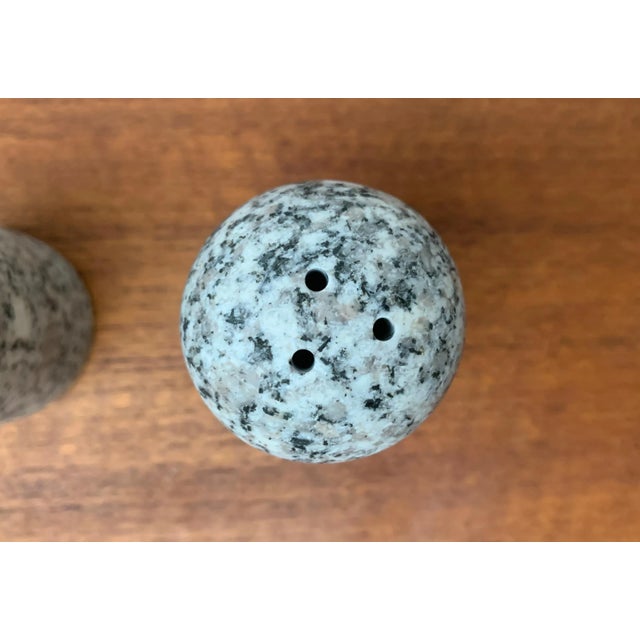 Postmodern Granite Rock Pepper and Salt Shakers, Set of 2 For Sale - Image 15 of 18