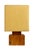 A striking mid-century modern table lamp by Regain, France, crafted in solid oak (bois massif) with the brand’s...