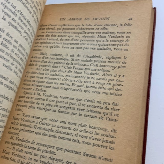 1919 Proust Un Amour De Swann Book For Sale - Image 4 of 6