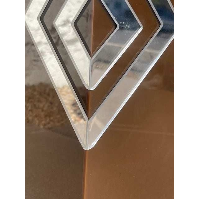 Brown 1970s Clover Lamp Co Table Lamps Pair & Shades For Sale - Image 8 of 10