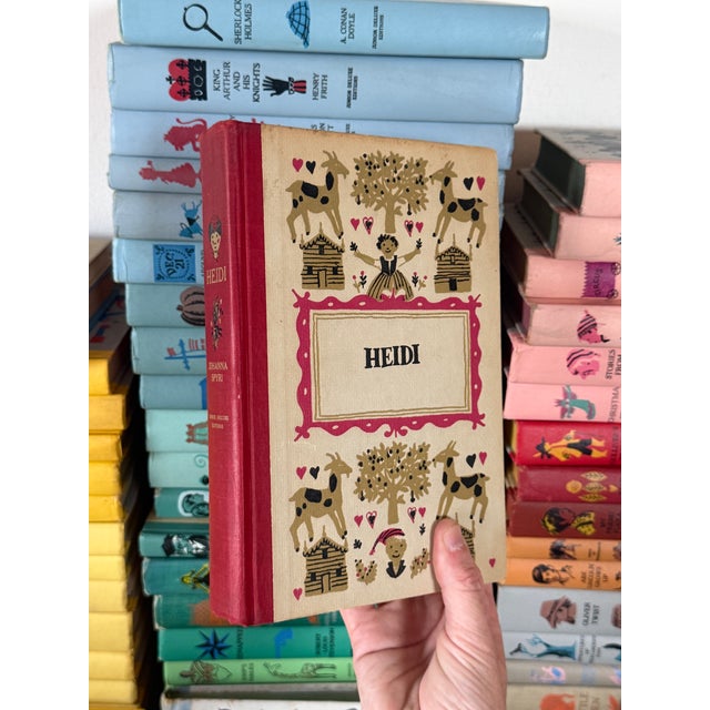 Paper Vintage Rainbow Children's Classic Book Junior Deluxe Editions Bright Library Set - 82 Book Collection For Sale - Image 7 of 12