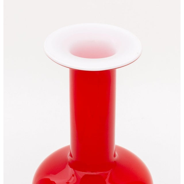 Kastrup Collection of Three Otto Brauer for Kastrup Holmgaard Glass "Gulvvase" Vases For Sale - Image 4 of 10