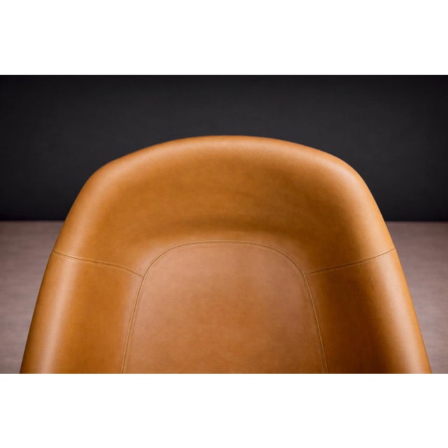 Mid-Century Modern Armchair in Leather and Metal, Jorge Zalszupin, 1960s For Sale - Image 9 of 11