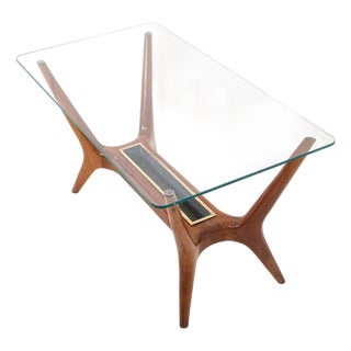 1950s Italian Modernist Cocktail Table Attributed to Gio Ponti For Sale