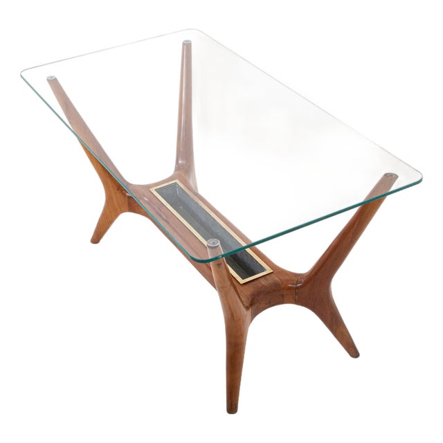 1950s Italian Modernist Cocktail Table Attributed to Gio Ponti For Sale