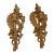 Late 20th Century Gothic Revival Burwood Gold Sconces- A Pair For Sale