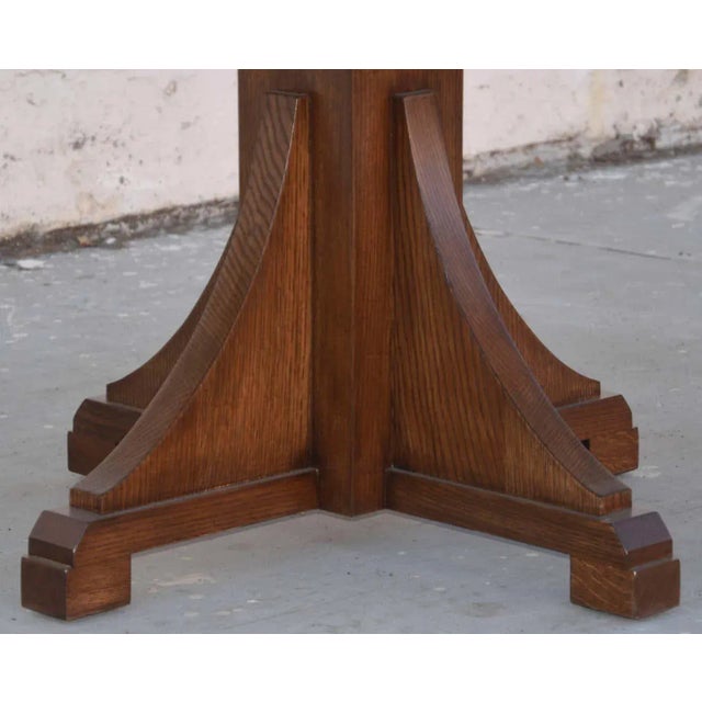 Craftsman Style Dining Table by Petersen Antiques For Sale - Image 9 of 12