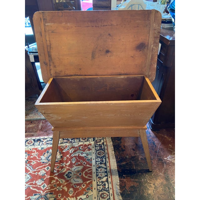 19th Century Pennsylvania Dough Box Table Chairish