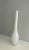 Glass Circa 1970 French Tall White Opaline Glass Vase For Sale - Image 7 of 9