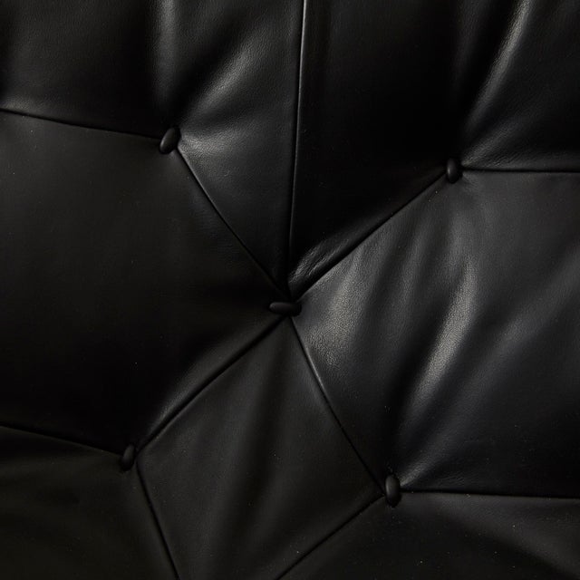 Percival Lafer "Mp-41" Leather and Rosewood Chair in Black Leather, 1960's For Sale - Image 10 of 12