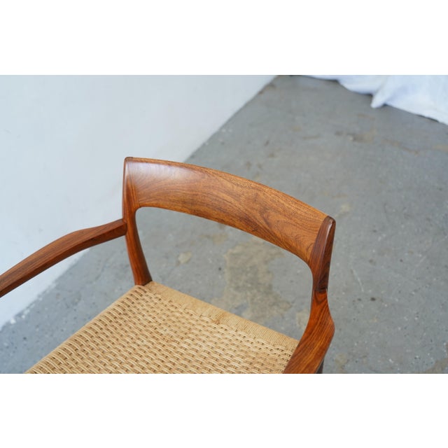 1960s Set of 6 Danish Modern Niels Otto Møller Rosewood Dining Chairs Models 57 & 77 For Sale - Image 9 of 18
