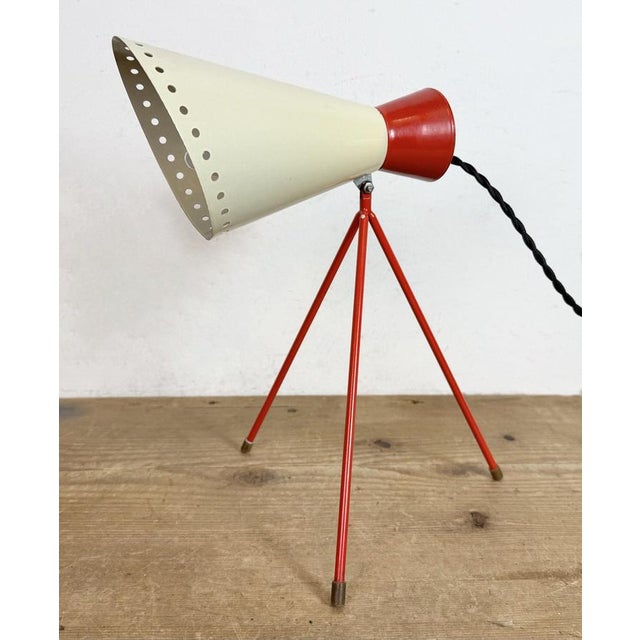 Mid-Century Table Lamp by Josef Hůrka for Napako, 1950s For Sale - Image 6 of 18