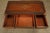 Vintage Campaign Style Inlaid Walnut Dresser Chest, Brass Inlay Carved Wood 10 Drawer Cabinet For Sale In Los Angeles - Image 6 of 18