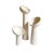 Mid-Century Modern Modern Textured Ceramic Holders | Air Plant Candle Stands For Sale - Image 3 of 6