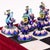 Indian Silver and Enamel Chess Set with Silk and Velvet Board, Jaipur, 1950s, Set of 33 For Sale - Image 18 of 18