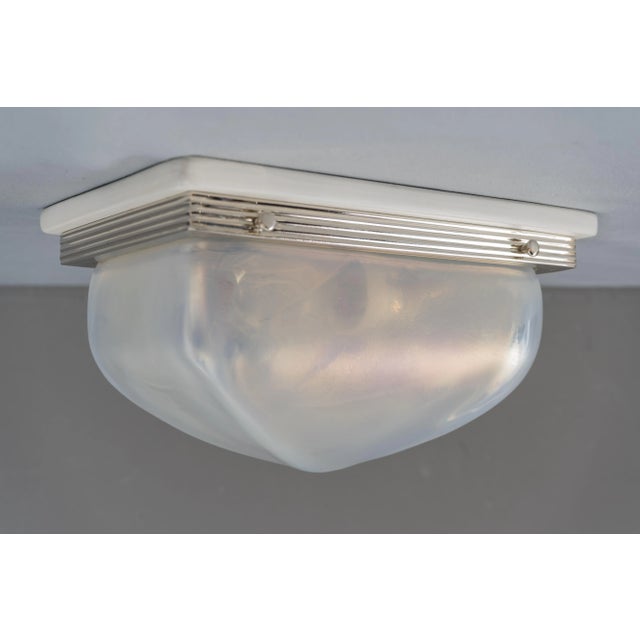 1920s Art Deco Wall or Ceiling Lamp, Vienna, 1920s For Sale - Image 5 of 18