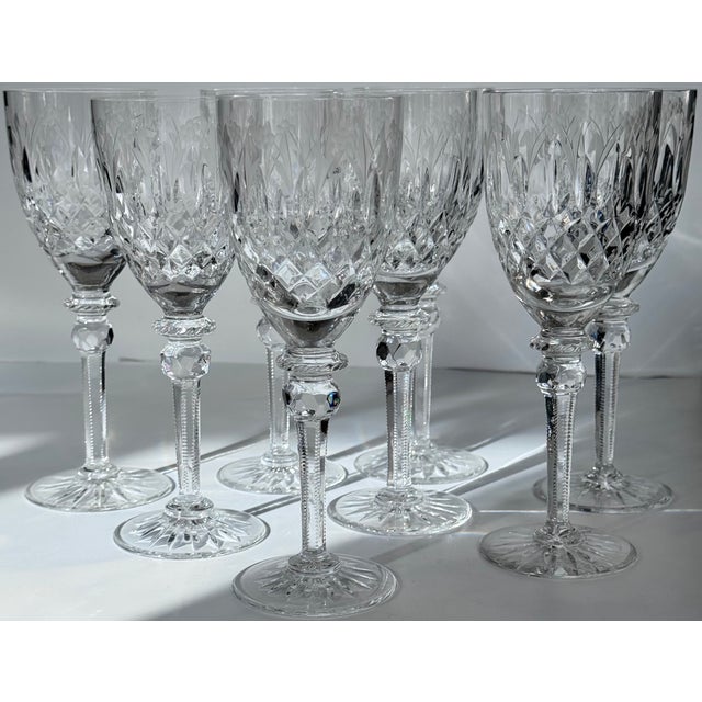 Late 20th Century Rogaska Queen Wine Glasses Set of 8 For Sale - Image 16 of 17