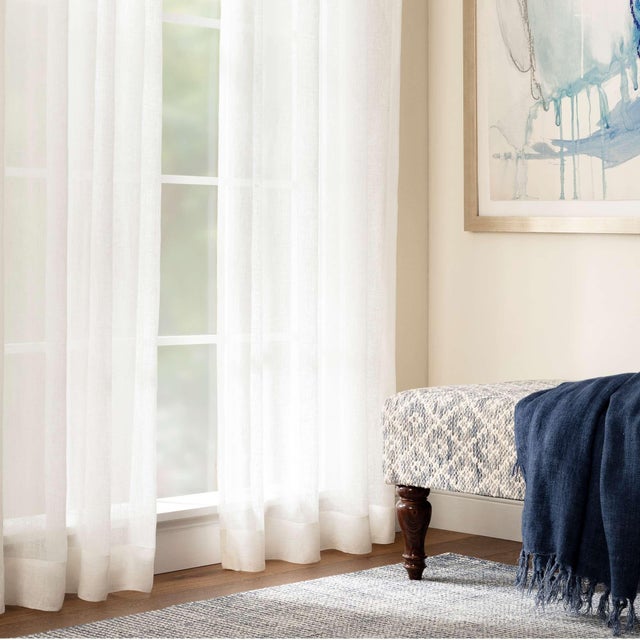 Dash & Albert Dash & Albert by Annie Selke Homer Blue Loom Knotted Wool/Viscose Rug, 8' x 10' For Sale - Image 4 of 6