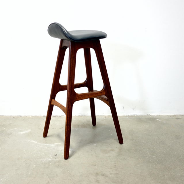 Oddense Maskinsnedkeri a/S Pair of Rosewood Model Od61 Stools Designed by Erik Buch For Sale - Image 18 of 18