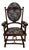 1870 Antique George Hunzinger Barley Twist Mahogany Rocking Chair New Upholstery For Sale