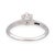 2000 - 2009 Tiffany & Co. Platinum .57 Ct F Vs2 Diamond Solitaire Engagement Ring W/Papers, Size 7 For Sale - Image 5 of 12