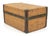 Asian Woven Domed Travel Trunk/Luggage Suitcase For Sale - Image 3 of 5