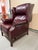 Bradington Young Bradington Young Chippendale Hi-Leg Recliner, Burgundy For Sale - Image 4 of 12