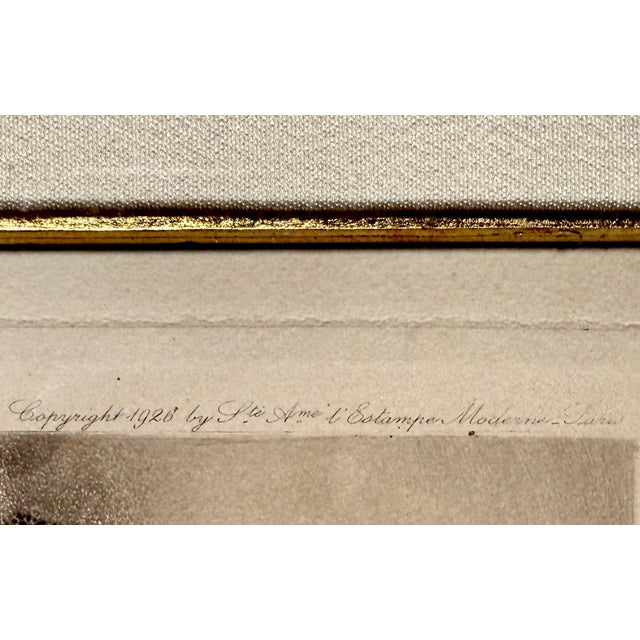 Louis Icart Original Etching Badende (Bathers), 1926 L’Estampe Moderne For Sale - Image 9 of 9