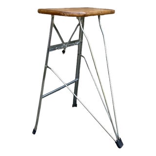Libellule Folding Stool by Normafix, 1950 For Sale