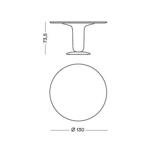 Beige 130 Explorer Dining Table by Jaime Hayon for BD Barcelona For Sale - Image 10 of 11