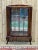 English Walnut Display Cabinet, 1950s For Sale - Image 12 of 12