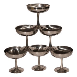 Italian Dessert Coupe Set of Six For Sale