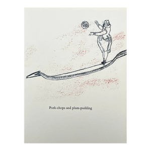 Max Ernst Original Lithograph 1970 Pork Chops and Plum Pudding