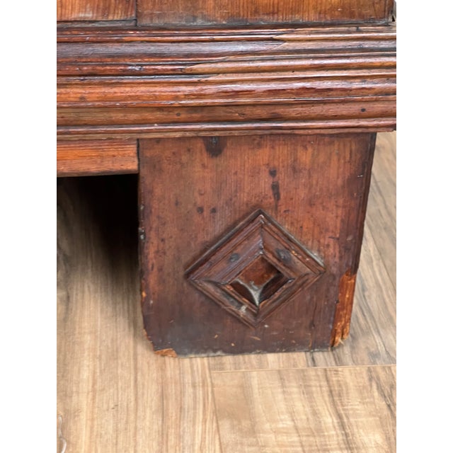 Early 18th Century Antique Continental Pine Cupboard Probably German C. Early 18th Century For Sale - Image 5 of 12